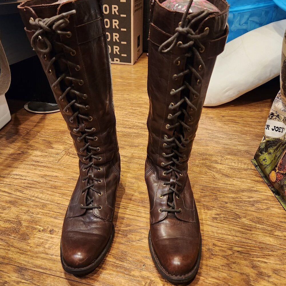 Born Brown Riding Knee High Boot - Picture 1 of 6